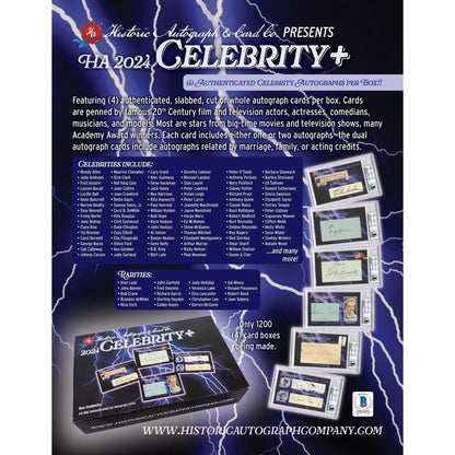 2024 Historic Autographs Celebrity+ Hobby Box