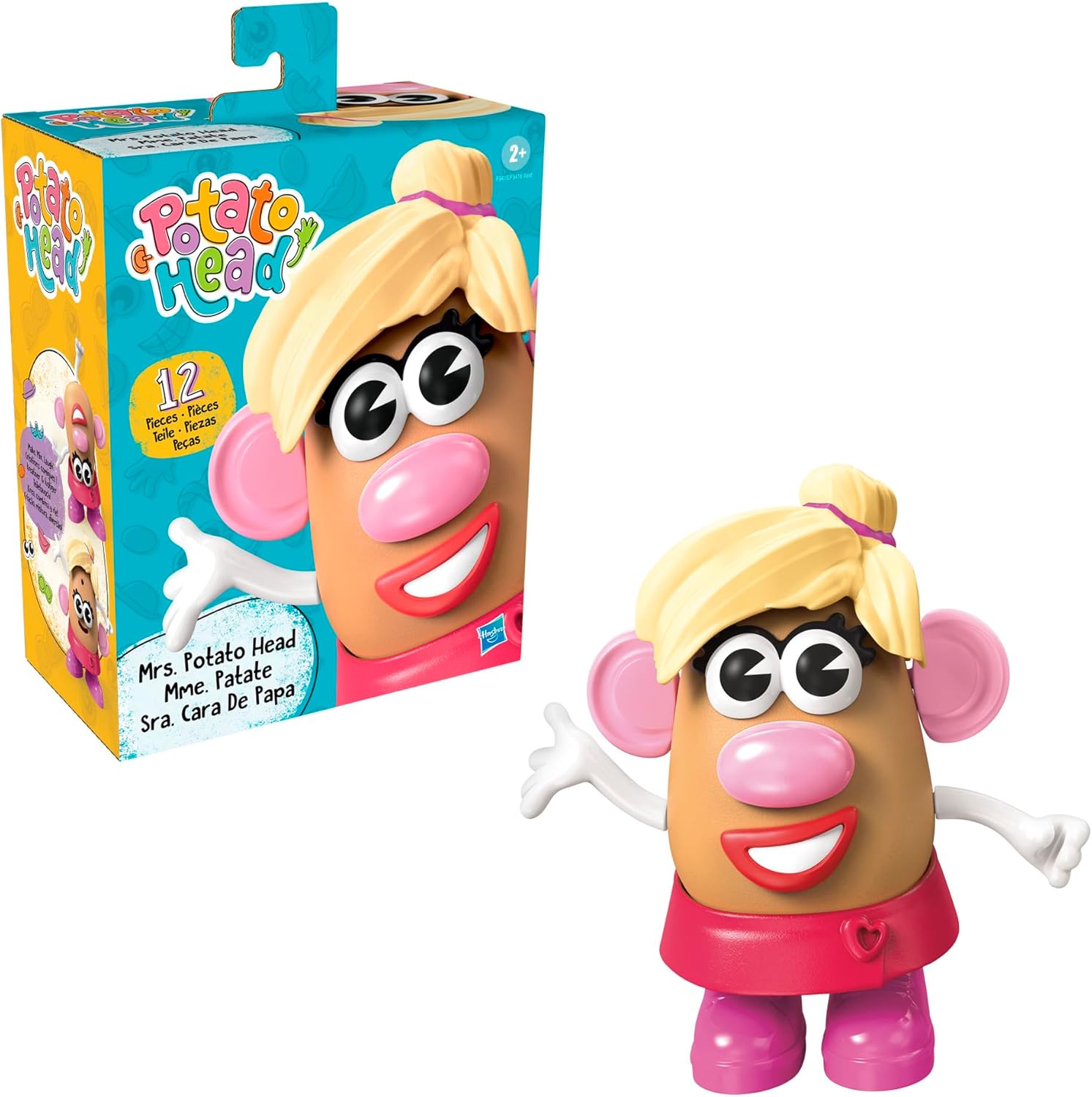 CollectoniCraft Mrs. Potato Head Toy Set – 12 Pieces