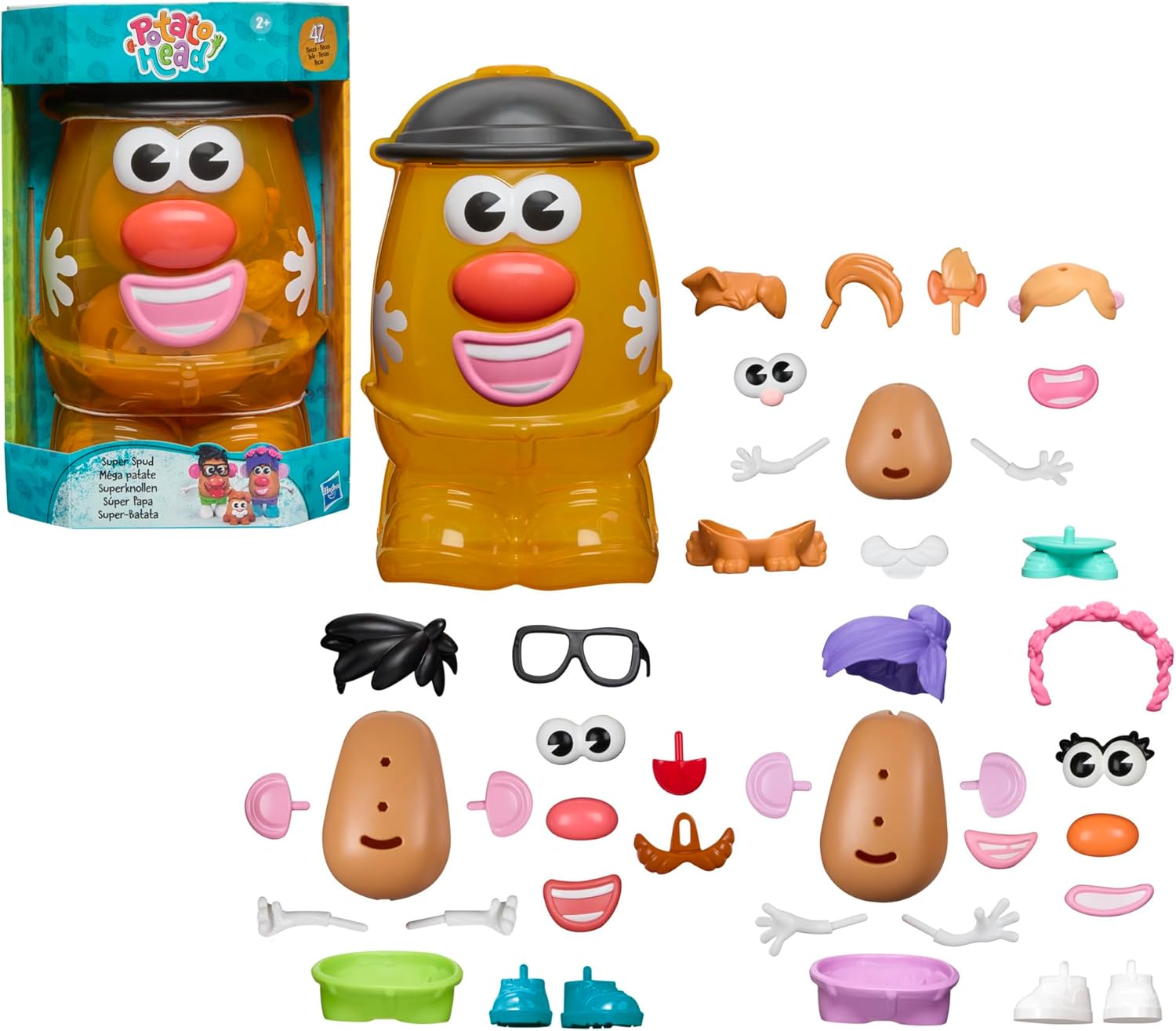 CollectoniCraft Mrs. Potato Head Toy Set – 12 Pieces