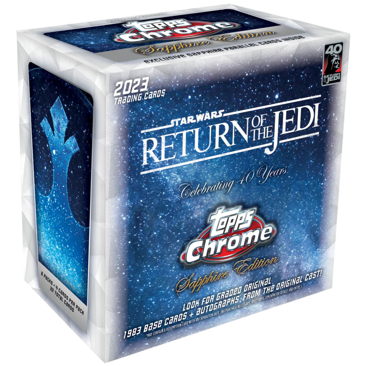 2023 Topps Star Wars Return of the Jedi Chrome Sapphire Edition Box