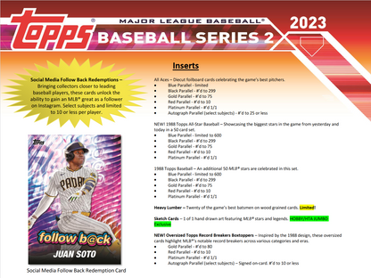 2023 Topps Series 2 Baseball Jumbo Box
