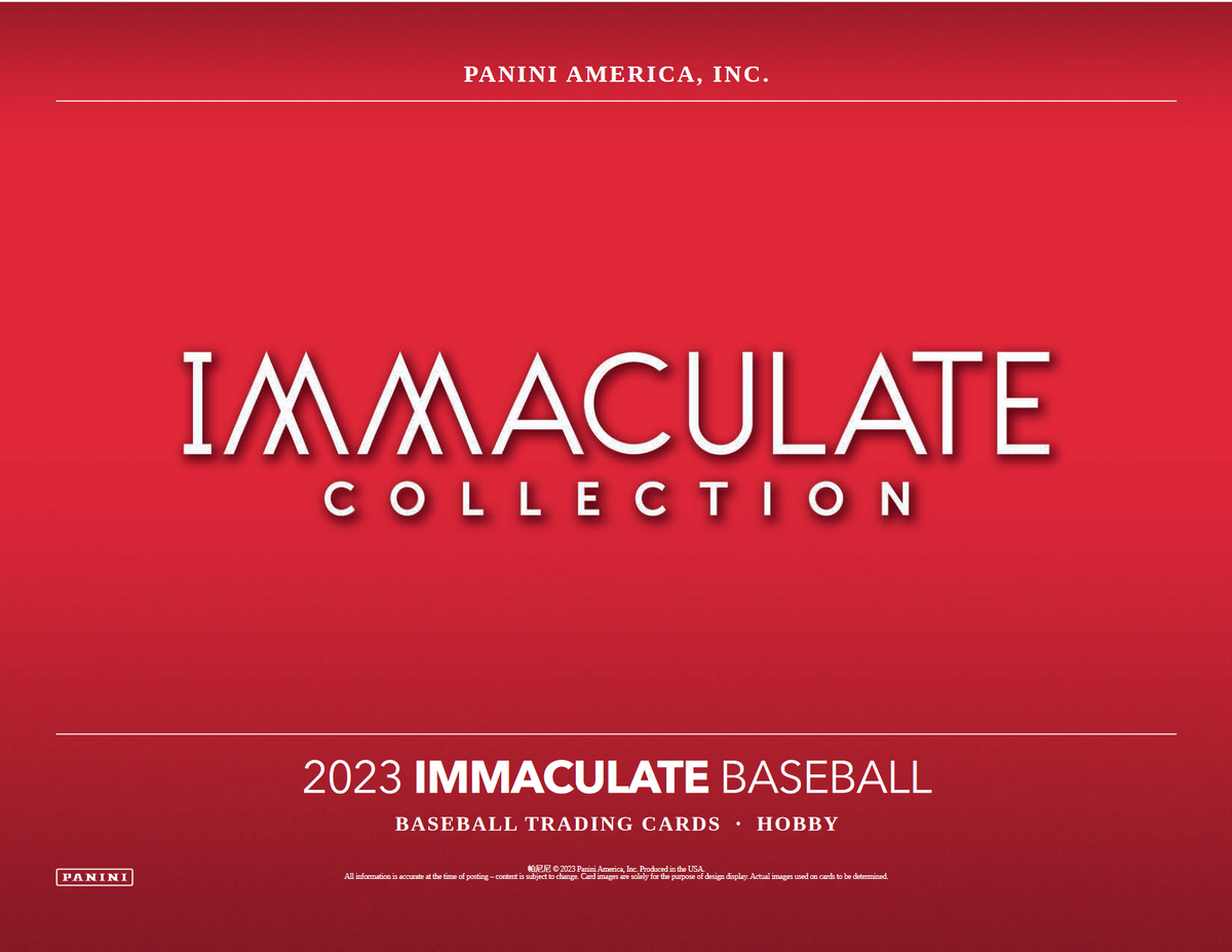 2023 Panini Immaculate Baseball Hobby 8 Box Case