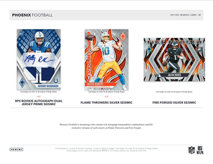2023 Panini Phoenix Football H2 Box