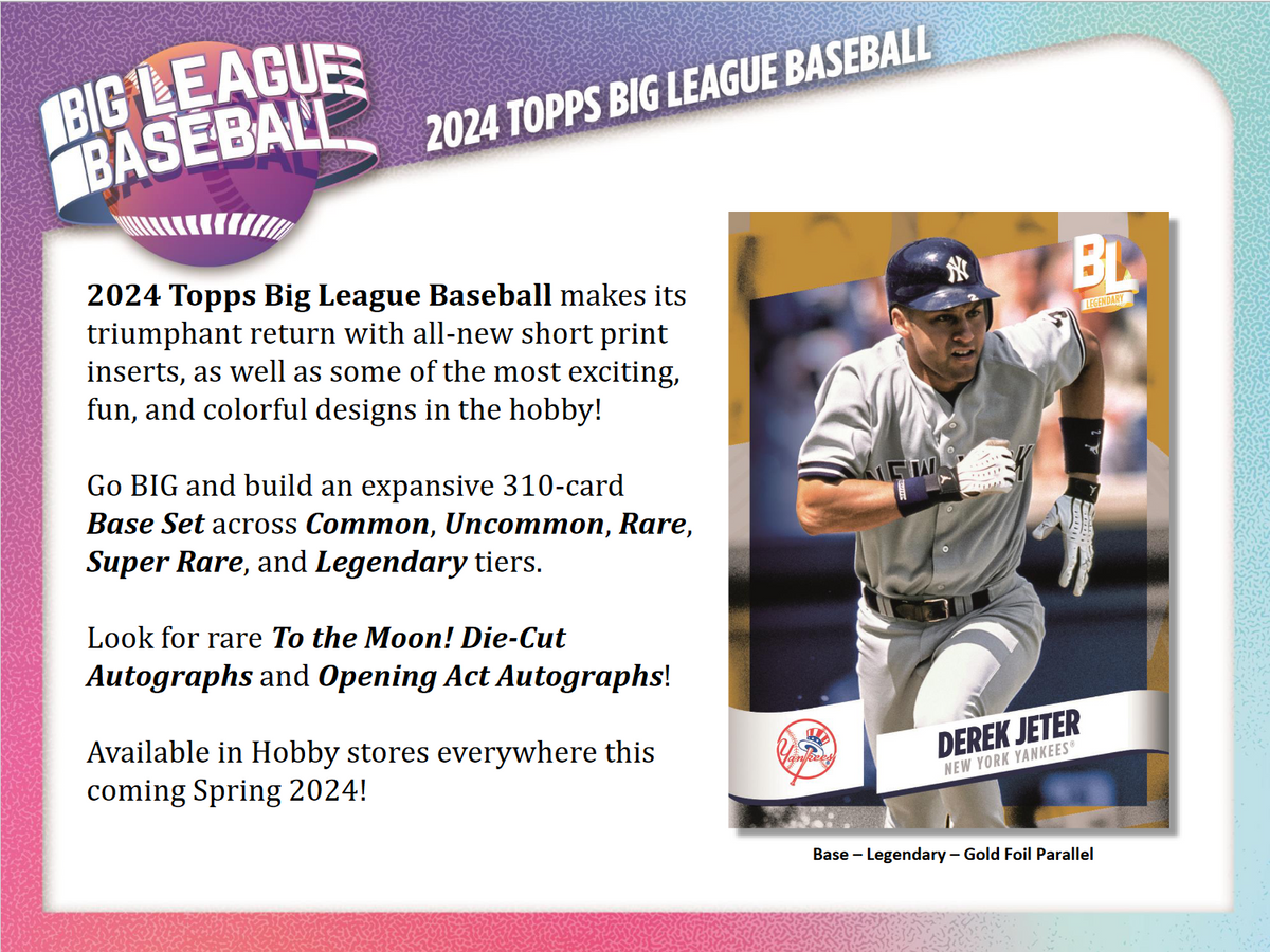 2024 Topps Big League Baseball Hobby 20 Box Case